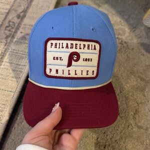 Philadelphia Phillies Blue and Red Cap